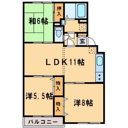 ロイトンIの物件間取画像